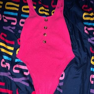 Pink Body Suit